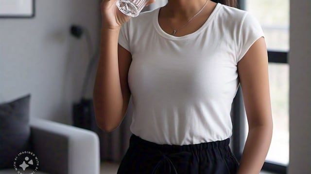 Drinking enough water helps ensure healthy digestion