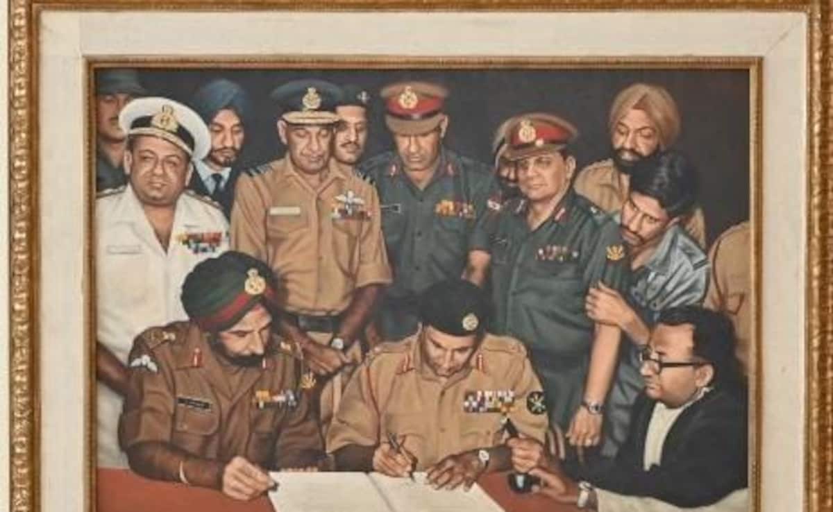 "Most Befitting Place": Army Amid Row Over 1971 Pakistan Surrender Painting
