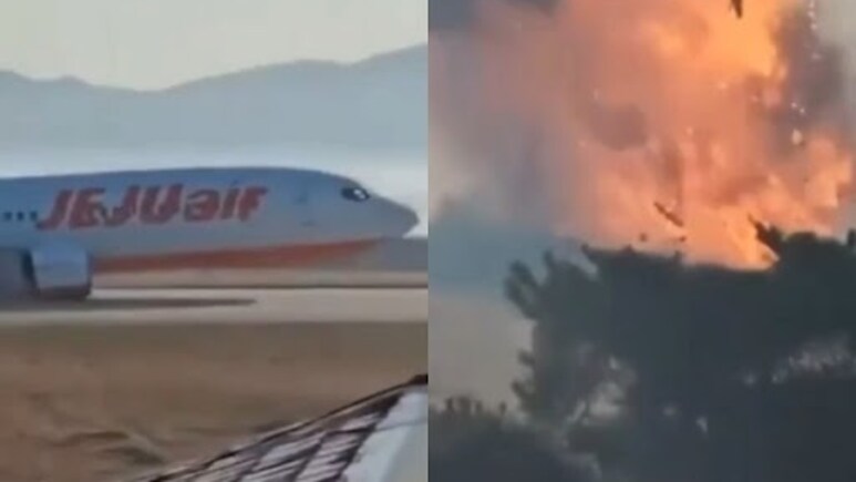 Video: Moment When Plane Went Off Runway, Crashed At South Korea Airport