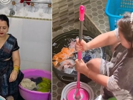 वॉशिंग मशीन हो गई खराब, तो सर्दियों में फटाफट कपड़े निचोड़ने के लिए महिला ने लगाया तगड़ा जुगाड़, देख लोग बोले- वाह दीदी वाह वॉशिंग मशीन हो गई खराब, तो सर्दियों में फटाफट कपड़े निचोड़ने के लिए महिला ने लगाया तगड़ा जुगाड़, देख लोग बोले- वाह दीदी वाह