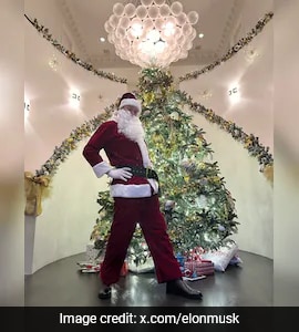 elon musk shares christmas photo dressed as ozempic santa Ozempic Santa