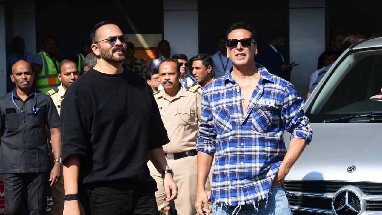 Akshay Kumar And Rohit Shetty's Airport Swag