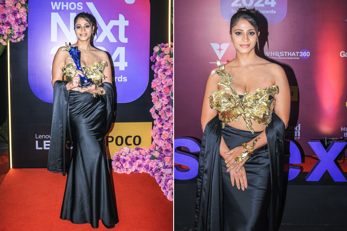 DIY Queen Shweta Mahadik Dazzles on WhosNext2024 Awards DIY Queen Shweta Mahadik Dazzles on WhosNext2024 Awards