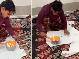 बिना इलेक्ट्रिसिटी के कपड़े प्रेस करने का जुगाड़, इस बंदे ने दुनिया को दी ऐसी निन्जा टेक्निक, वायरल Video देख लोग हैरान बिना इलेक्ट्रिसिटी के कपड़े प्रेस करने का जुगाड़, इस बंदे ने दुनिया को दी ऐसी निन्जा टेक्निक, वायरल Video देख लोग हैरान