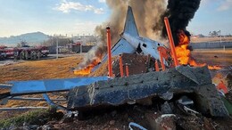 South Korea Plane Crash: भीषण दुर्घटना! धावपट्टीवर उतरताना विमान कोसळलं, 28 प्रवाशांचा मृत्यू; VIDEO