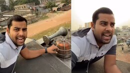 Viral Now: Indian Content Creator Travels On Top Of Train, Internet Says "Real-Life Subway Surfers"