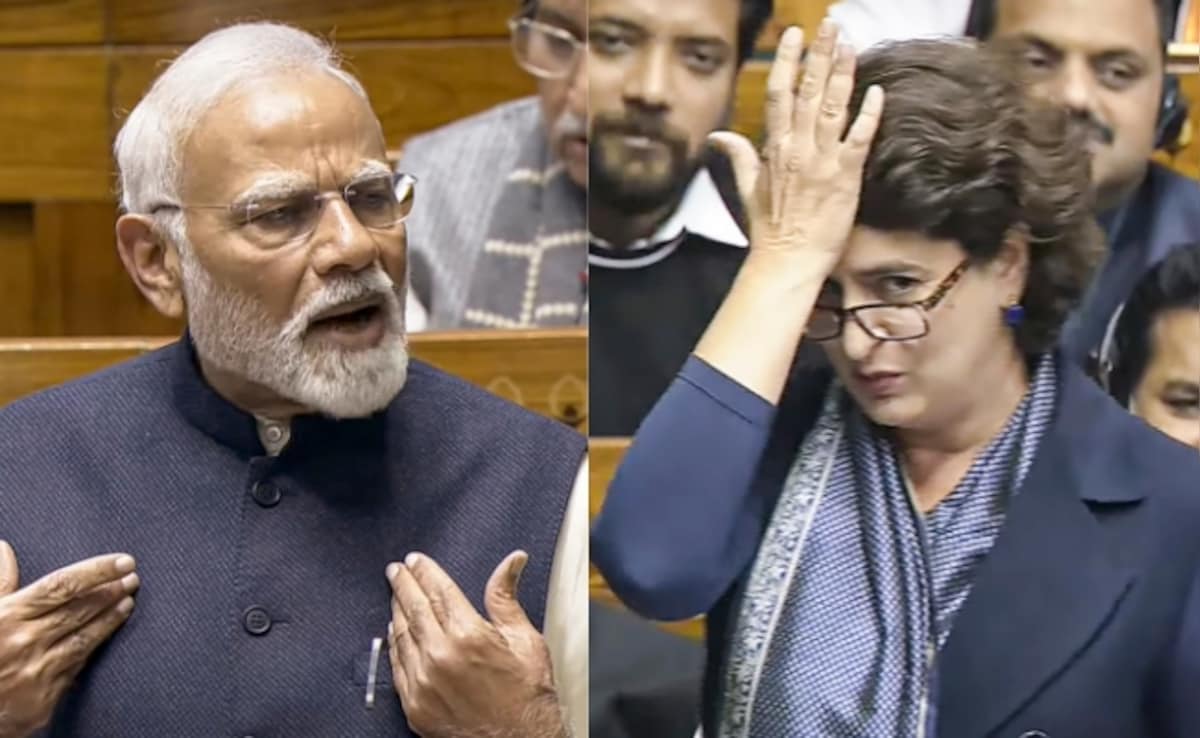 “Felt Like Double Period Of Maths”: Priyanka Gandhi On PM Modi’s Lok Sabha Speech