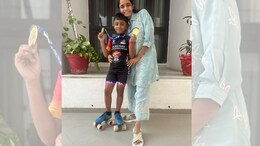 पनव ने 6 साल की उम्र में स्केटिंग में रचा इतिहास, मां ने दिया पंखों को उड़ान, अब अंतर्राष्ट्रीय लक्ष्य