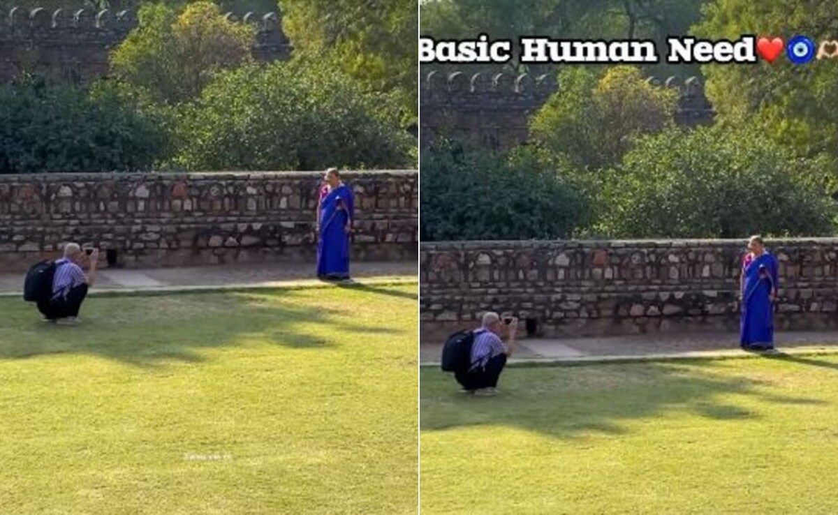 মাটিতে বসে স্ত্রীর ভালো ছবি তোলার চেষ্টা করছিলেন এক বৃদ্ধ, ভালোবাসা ভরা মুহূর্তের ভিডিও দেখে আবেগাপ্লুত হয়ে পড়লেন মানুষ! মাটিতে বসে স্ত্রীর ভালো ছবি তোলার চেষ্টা করছিলেন এক বৃদ্ধ, ভালোবাসা ভরা মুহূর্তের ভিডিও দেখে আবেগাপ্লুত হয়ে পড়লেন মানুষ!