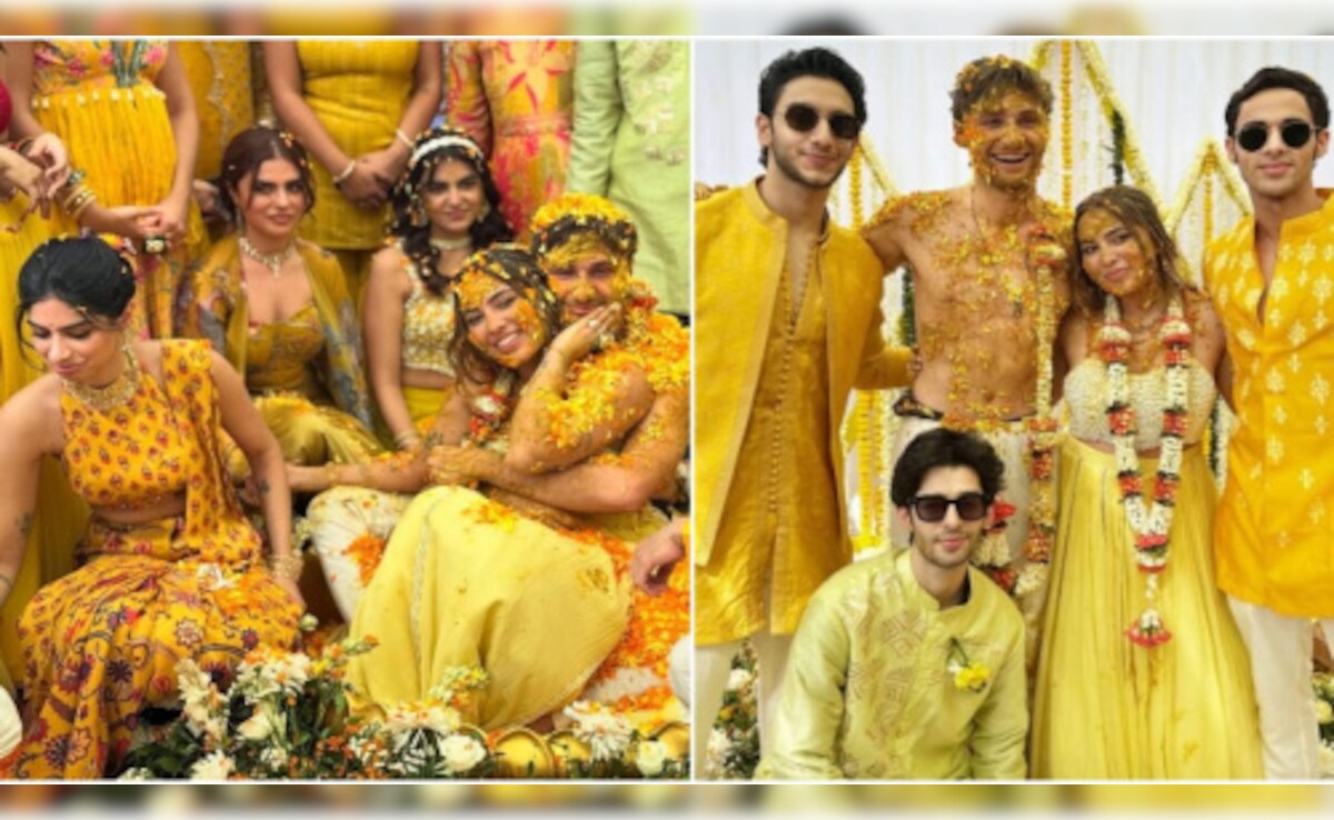 Khushi Kapoor's Plus One At BFF Aaliyah Kashyap's Haldi Ceremony Was Rumoured Boyfriend Vedang Raina