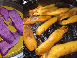 Viral Video Shows Making Of Ratalu (Yam) Bhajiya In Surat, Internet Reacts