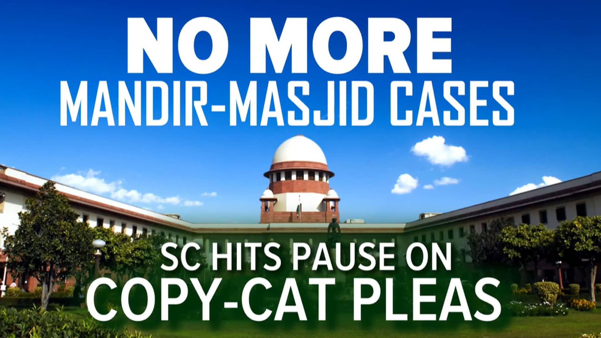 Supreme Court Pauses Surveys Of Places Of Worship