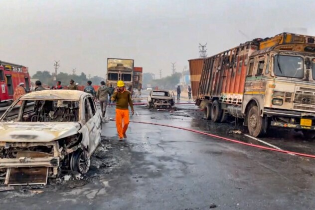 जयपुर में हादसे वाली जगह की ताजा तस्वीर. जयपुर में हादसे वाली जगह की ताजा तस्वीर.