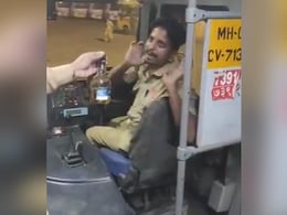Mumbai Bus Driver Caught With Liquor In Seat, Video Is Viral After Crash Mumbai Bus Driver Caught With Liquor In Seat, Video Is Viral After Crash