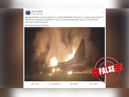 Fact Check: Videos Of Indian Air Force Aircraft Crash Shared As Syria's Assad's Plane