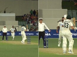 IND vs AUS Pink Ball Test : भर मैदानात संतापला सिराज, लबुशेनच्या दिशेनं बॉल फेकला, पाहा Video