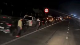 Over 50 Cars Punctured Due To Iron Board On Mumbai-Nagpur Highway