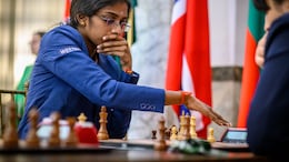 R Vaishali Under Pressure In Women's Candidates