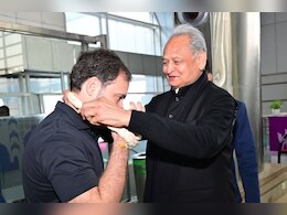 Rajasthan Politics: जयपुर पहुंचे राहुल गांधी, एयरपोर्ट पर गहलोत, डोटासरा और टीकाराम जूली ने क&zwj;िया स्&zwj;वागत&nbsp;