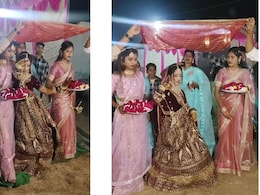 शादी में धमाकेदार एंट्री लेते हुए दुल्हन ने किया ऐसा डांस, ताकते रह गए रिश्तेदार, लोग बनाने लगे वीडियो शादी में धमाकेदार एंट्री लेते हुए दुल्हन ने किया ऐसा डांस, ताकते रह गए रिश्तेदार, लोग बनाने लगे वीडियो
