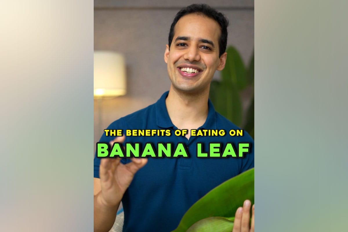 Digvijay Singh's Take on Tradition: The Surprising Benefits of Eating on Banana Leaves