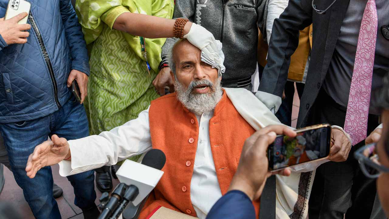 Row In Parliament After BJP MP Accuses Rahul Gandhi Of "Pushing" Him