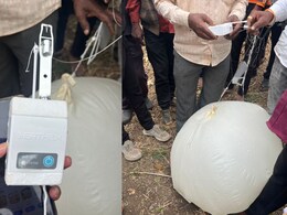कोरियाचे उपकरण बुलढाण्यात पडलं, बघ्यांची गर्दी अन् गावकऱ्यांची तारांबळ; अखेर...