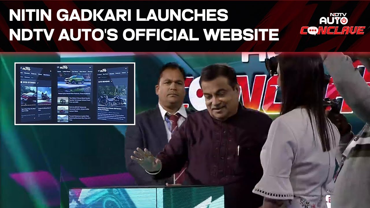 Union Minister Nitin Gadkari Launches NDTV Auto's Official Website