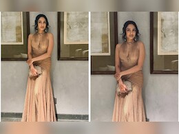 Sobhita Dhulipala Was A Total Glamazon In A Gold Tarun Tahiliani Gown For Her Cocktail Party Sobhita Dhulipala Was A Total Glamazon In A Gold Tarun Tahiliani Gown For Her Cocktail Party