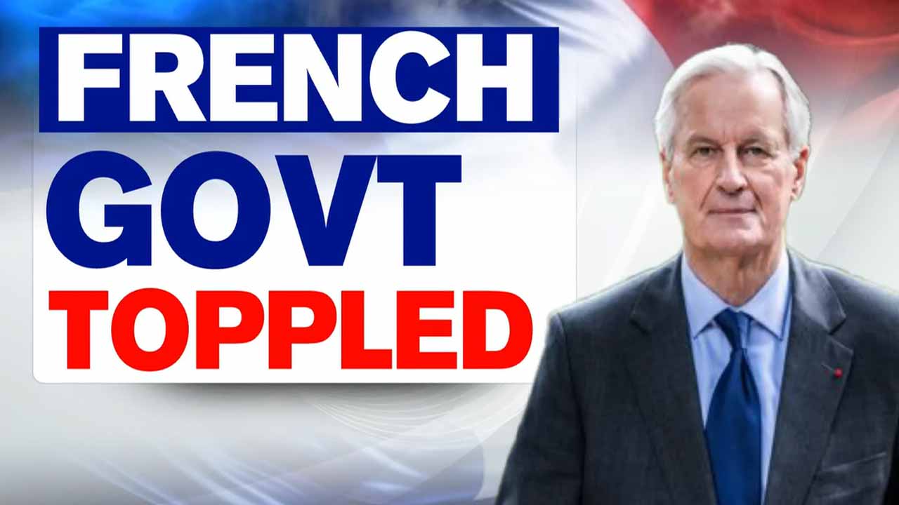 French Government Collapses After PM Barnier Loses No-Confidence Vote