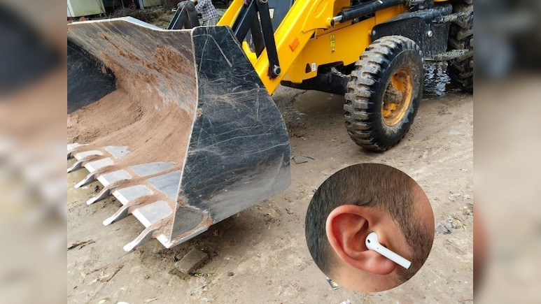 कान में लीड ! नहीं सुनी चीख पुकार, चिल्लाते रहे लोग, JCB चालक ने रौंद डाला पीछे खड़ा शख्स