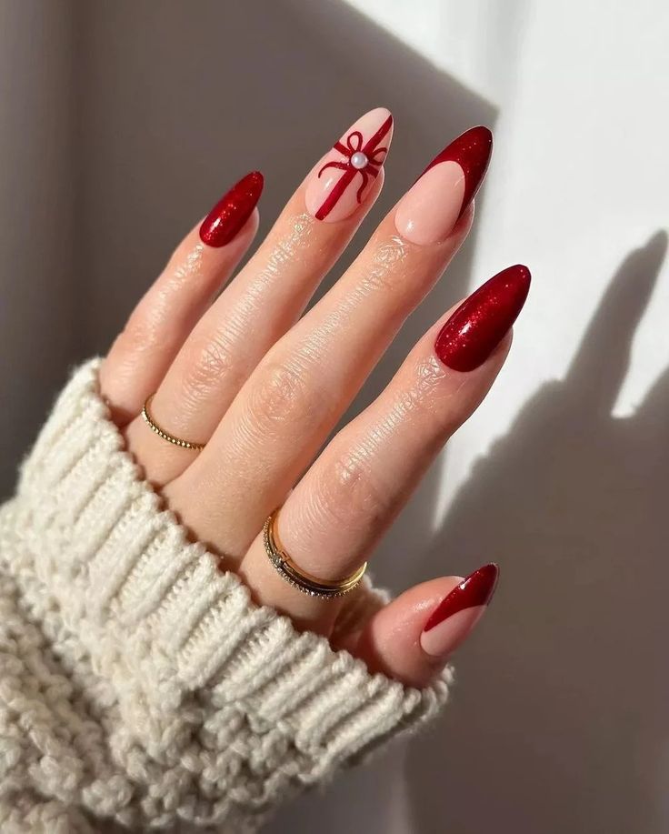 Festive Simple Nail Art Ideas