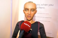 Ria the Robot Steals the Spotlight at TiE Global Summit Ria the Robot Steals the Spotlight at TiE Global Summit
