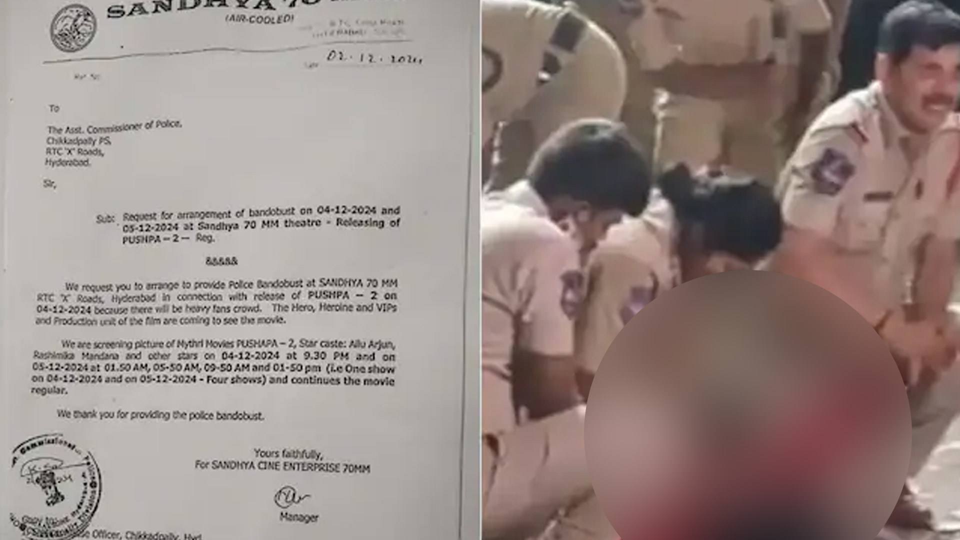 Hyderabad Police Issue Notice To Theatre Over Stampede At "Pushpa 2" Screening