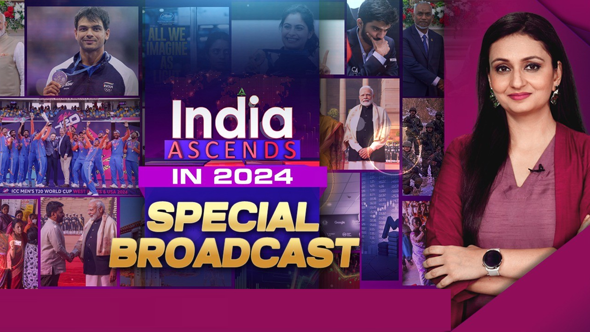 India's Top Triumphs In 2024 With NDTV's Gaurie Dwivedi | India Ascends Special Broadcast