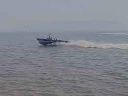 Video: Moments Before Navy Boat Collided With Ferry Near Mumbai