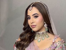Aaliyah Kashyap Picked A Gorgeous Monochrome Pink Bridal Makeup Look To Match Her Wedding <i>Lehenga</i>