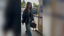 Suhana Khan's Airport Look Was Complete With A Graffiti Rs 1.71 Lakh Handbag, An Prada Jacket And Jeans