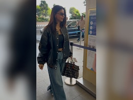 Suhana Khan's Airport Look Was Complete With A Graffiti Rs 1.71 Lakh Handbag, An Prada Jacket And Jeans Suhana Khan's Airport Look Was Complete With A Graffiti Rs 1.71 Lakh Handbag, An Prada Jacket And Jeans