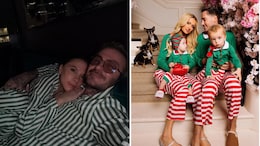 From Paris Hilton To David Beckham, 10 Celebrities In Matching Christmas Pajama Sets