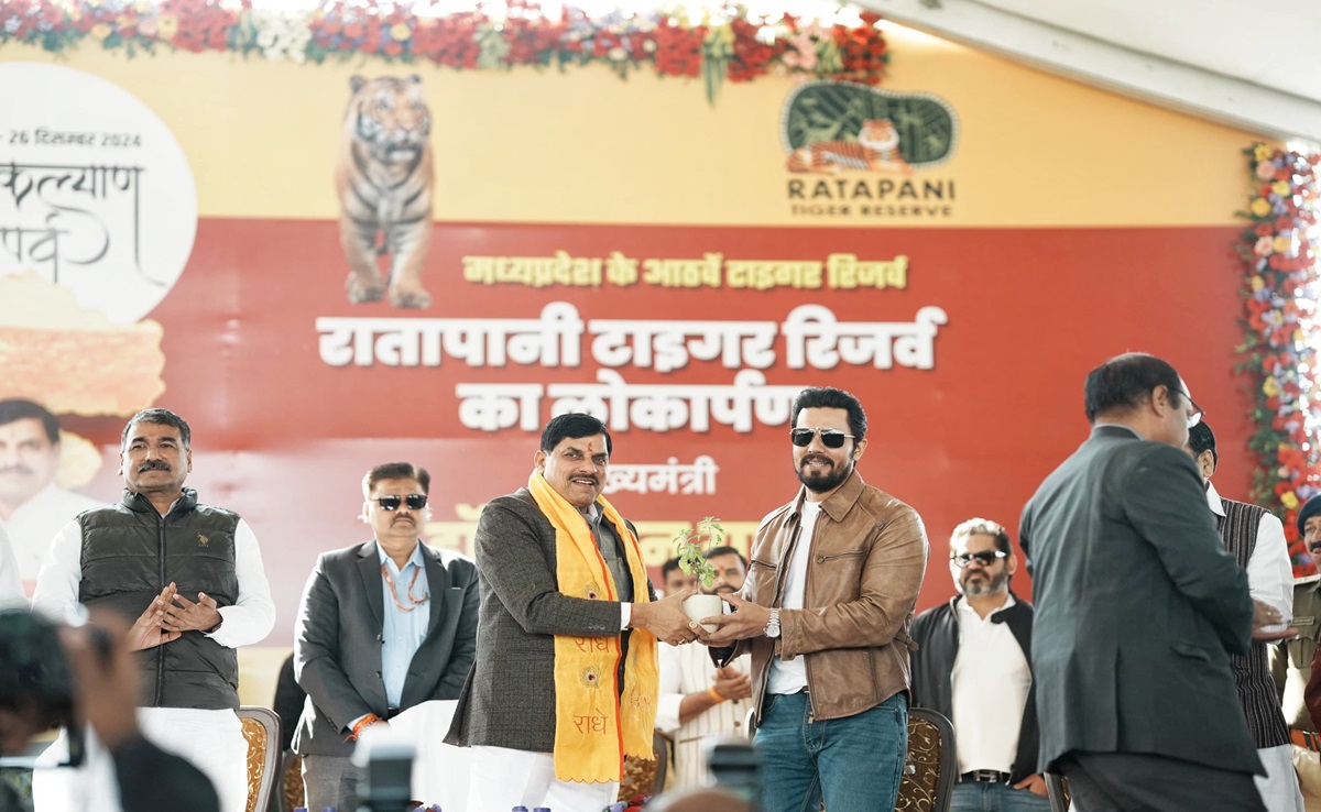 Ratapani Tiger Reserve: भोपाल को टाइगर रिजर्व से मिली नई पहचान, CM के साथ रणदीप हुड्&zwnj;डा ने चलाई बाइक