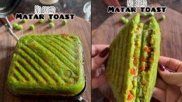 This No-Bread Matar Toast Is Everything Your Winter Breakfast Needs