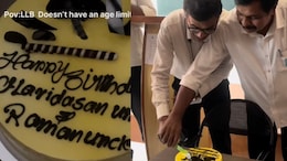 LLB Students' Sweet Birthday Cake Surprise For Middle-Aged Classmates Wins Hearts