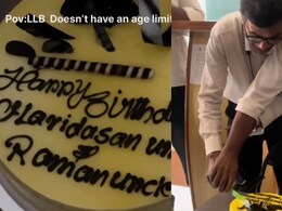 LLB Students' Sweet Birthday Cake Surprise For Middle-Aged Classmates Wins Hearts
