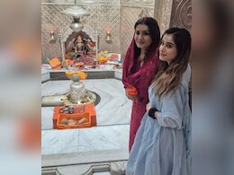 Rasha Thadani Visits 12th Jyotirling In Gujarat With Mother Raveena Tandon Rasha Thadani Visits 12th Jyotirling In Gujarat With Mother Raveena Tandon