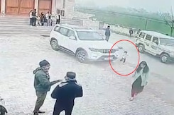 Toddler Runs In Front Of Car Owned By School In Punjab, Run Over Toddler Runs In Front Of Car Owned By School In Punjab, Run Over