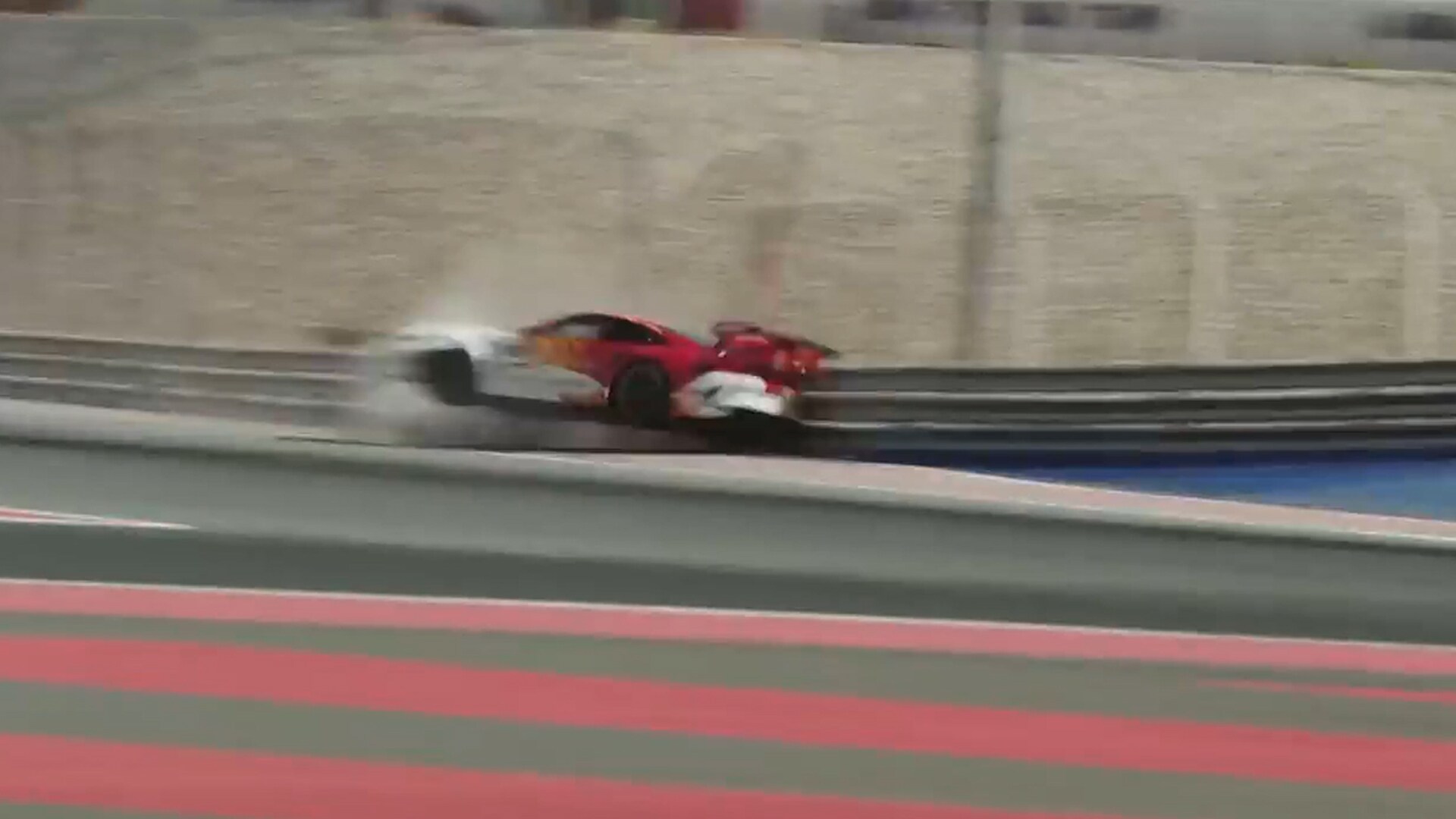 "Thala" Ajith's Miraculous Escape On Race Track In Dubai