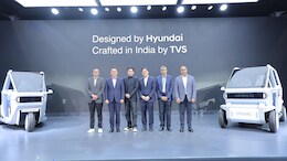 Auto Expo 2025: Hyundai, TVS Collaborate & Display E3W Concept For Last Mile Mobility