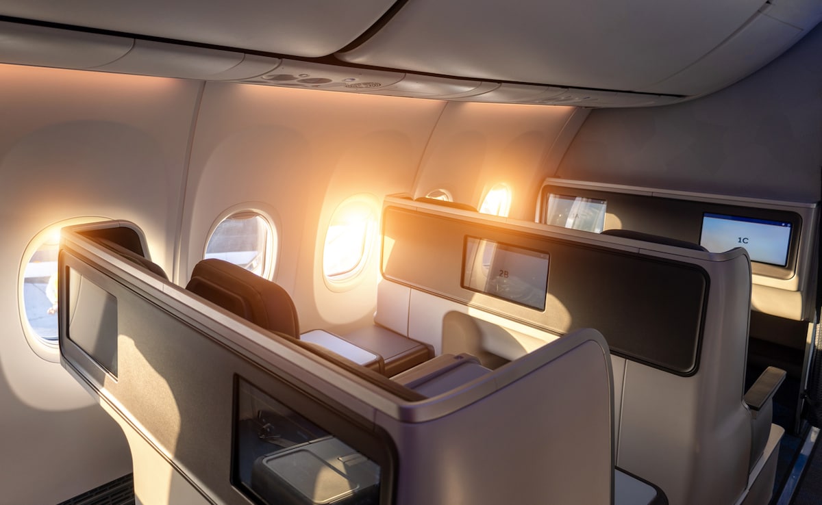 Use your miles to increase your chances of flying first class. Photo: iStock Use your miles to increase your chances of flying first class. Photo: iStock