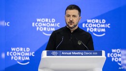 US 'Security Guarantees' Ready, Zelensky Says In Fiery Davos Speech